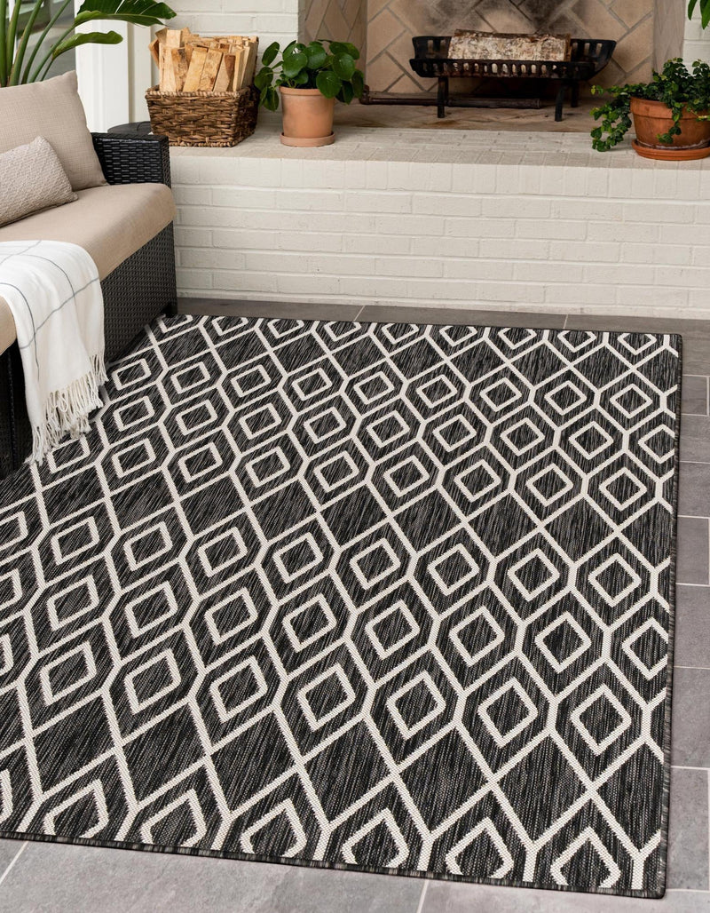 Urban Oasis Rugs Collection Area Rug -  Boulevard (Charcoal Gray) Rectangle Charcoal Gray  lifestyle 0