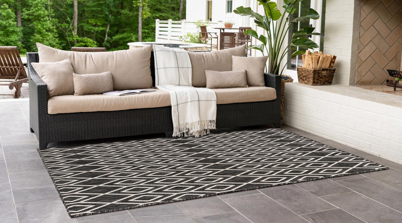 Urban Oasis Rugs Collection Area Rug -  Boulevard (Charcoal Gray) Rectangle Charcoal Gray  lifestyle 2