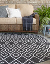 Urban Oasis Rugs Collection Area Rug -  Boulevard (Charcoal Gray) Oval Charcoal Gray  lifestyle 2