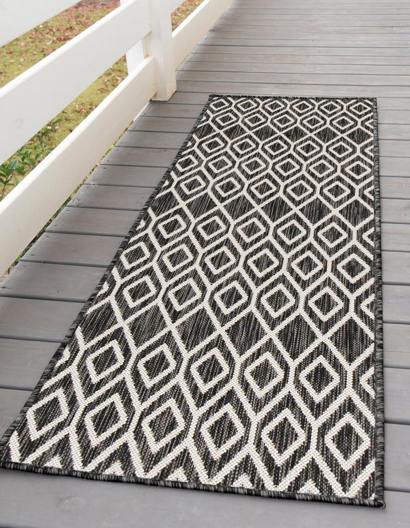 Urban Oasis Rugs Collection Area Rug -  Boulevard (Charcoal Gray) Runner Charcoal Gray  lifestyle 0