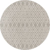 Urban Oasis Rugs Collection Area Rug -  Boulevard (Gray Cream) Round Gray Cream Main