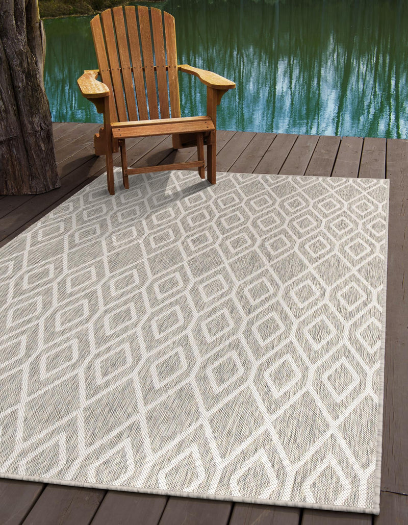 Urban Oasis Rugs Collection Area Rug -  Boulevard (Gray Cream) Rectangle Gray Cream  lifestyle 0