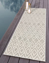 Urban Oasis Rugs Collection Area Rug -  Boulevard (Gray Cream) Runner Gray Cream  lifestyle 0