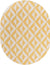 Urban Oasis Rugs Collection Area Rug -  Highrise (Yellow) Oval Yellow Main