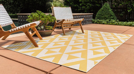 Urban Oasis Rugs Collection Area Rug -  Highrise (Yellow)