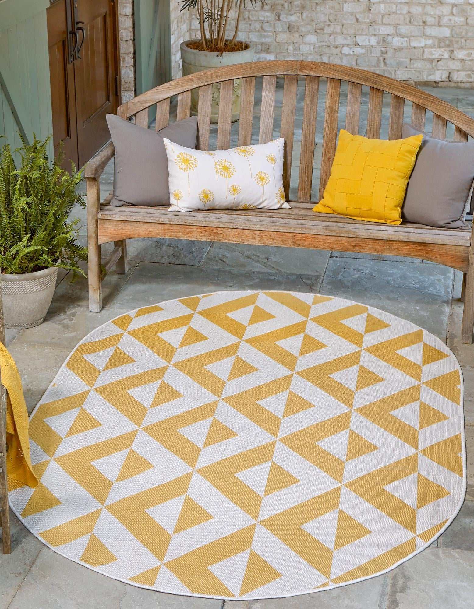 Urban Oasis Rugs Collection Area Rug -  Highrise (Yellow)