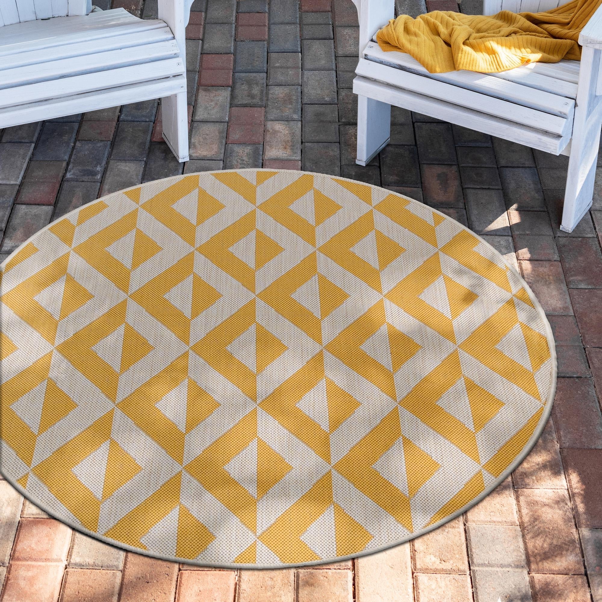 Urban Oasis Rugs Collection Area Rug -  Highrise (Yellow)