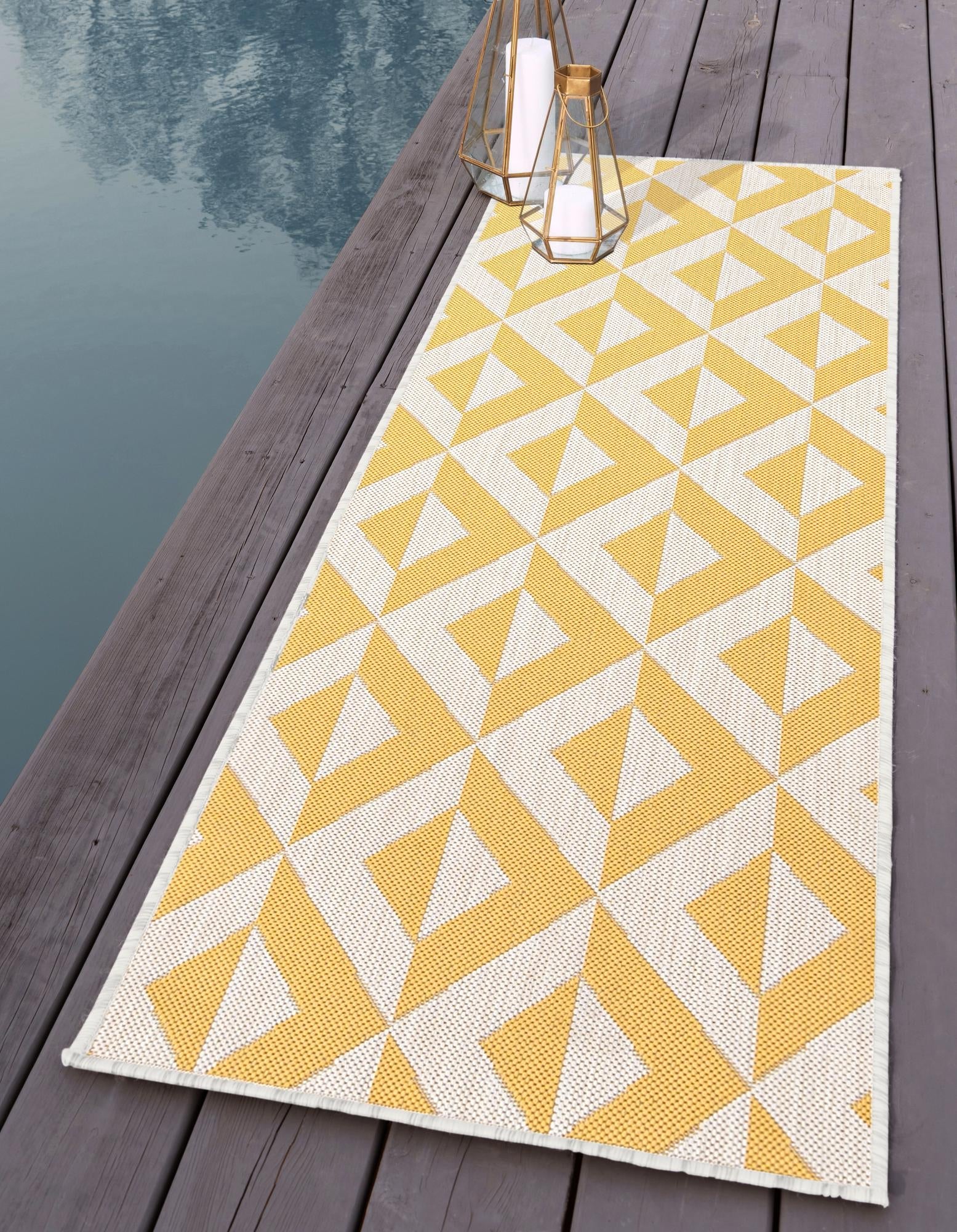 Urban Oasis Rugs Collection Area Rug -  Highrise (Yellow)