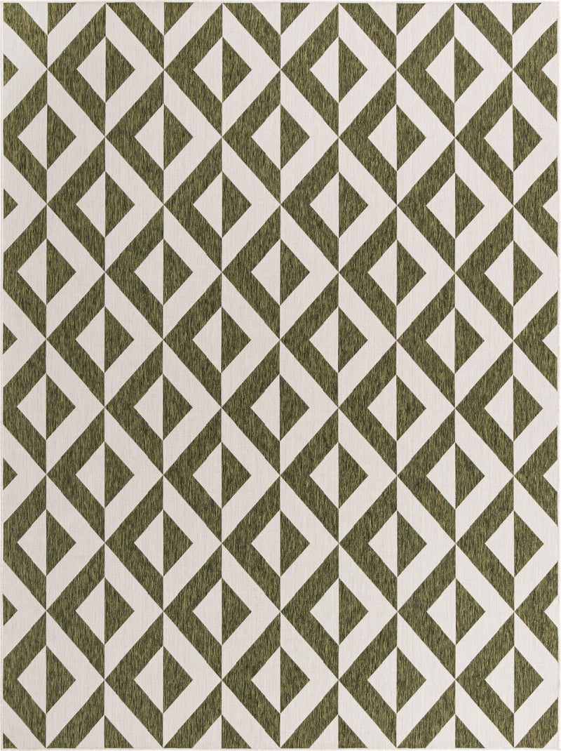 Urban Oasis Rugs Collection Area Rug -  Highrise (Green) Rectangle Green Main