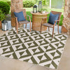 Urban Oasis Rugs Collection Area Rug -  Highrise (Green) Square Green  lifestyle 27