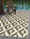 Urban Oasis Rugs Collection Area Rug -  Highrise (Green) Rectangle Green  lifestyle 0