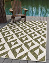 Urban Oasis Rugs Collection Area Rug -  Highrise (Green) Rectangle Green  lifestyle 2