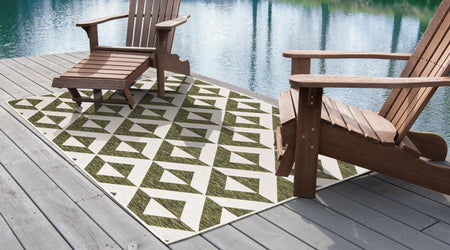 Urban Oasis Rugs Collection Area Rug -  Highrise (Green)