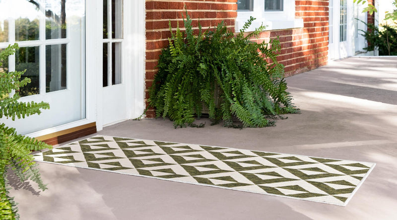 Urban Oasis Rugs Collection Area Rug -  Highrise (Green) Runner Green  lifestyle 2