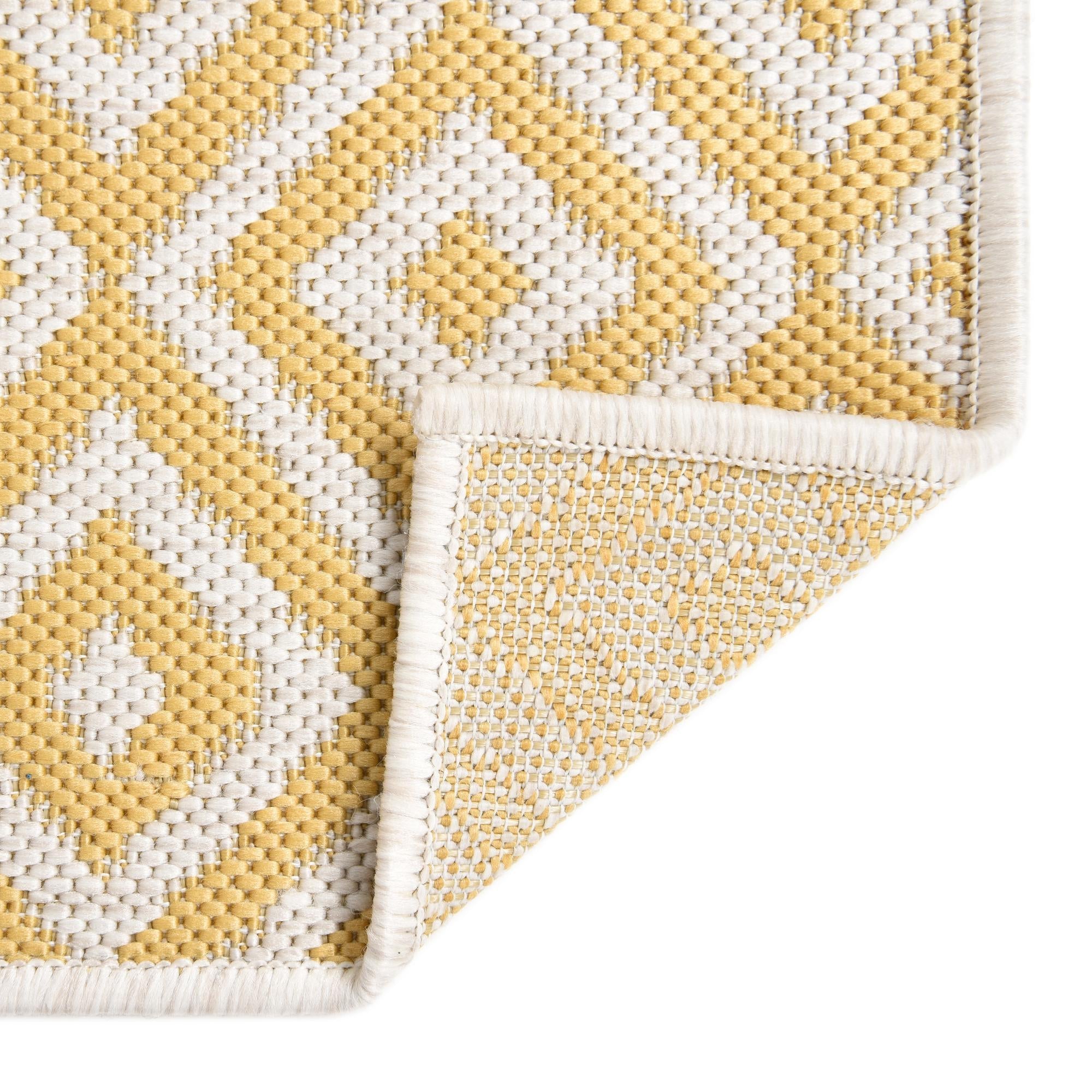 Urban Oasis Rugs Collection Area Rug -  Rooftop (Yellow Ivory)