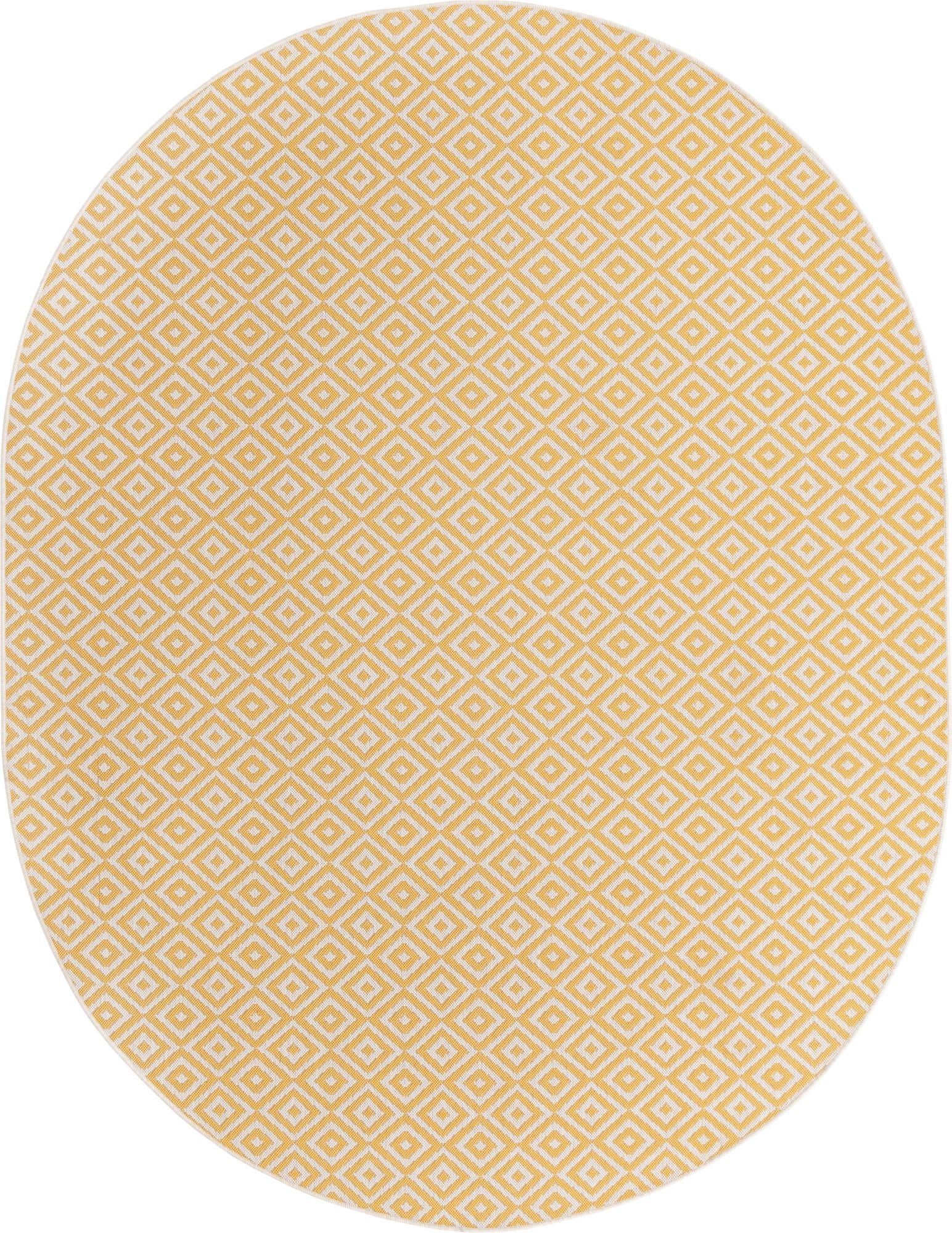 Urban Oasis Rugs Collection Area Rug -  Rooftop (Yellow Ivory)