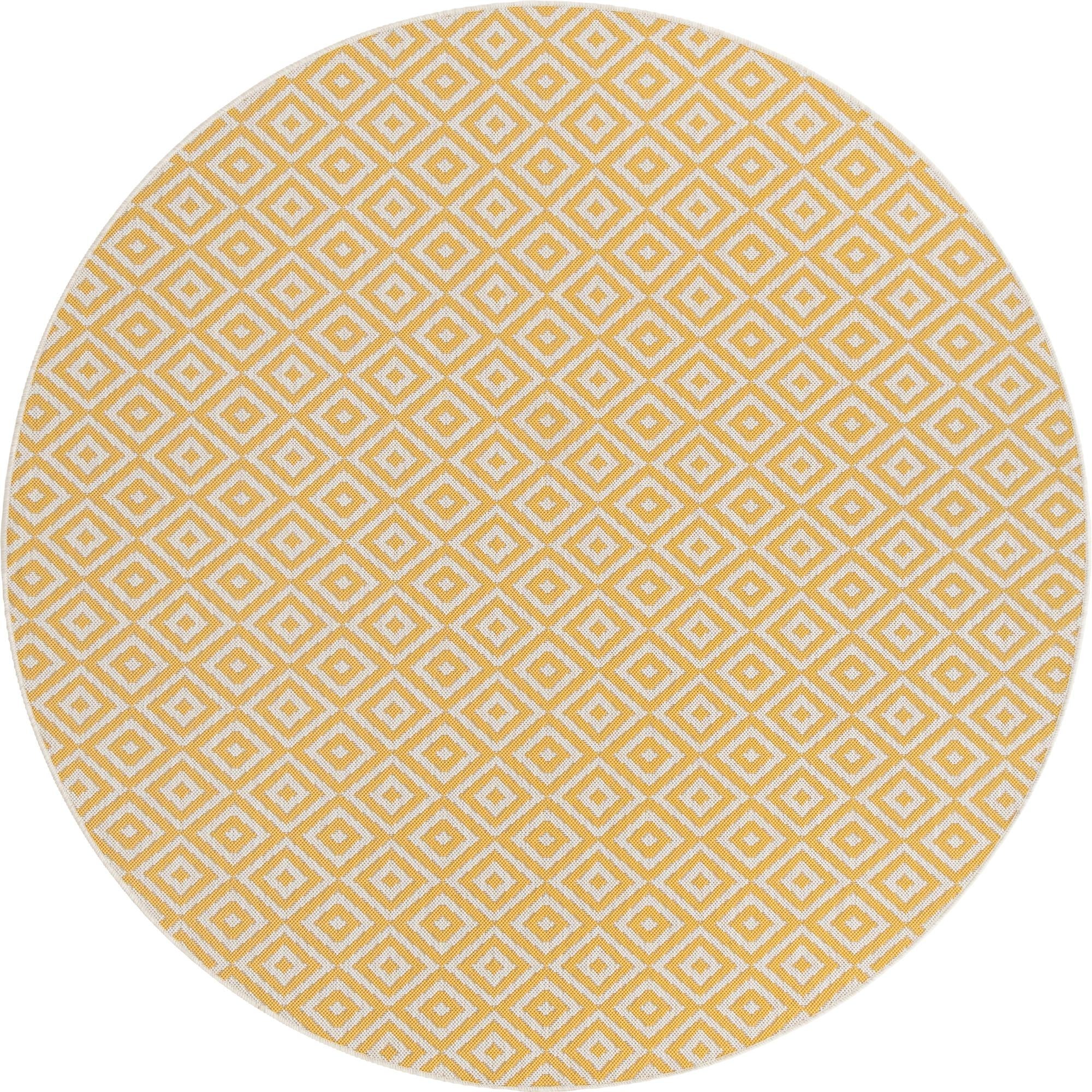 Urban Oasis Rugs Collection Area Rug -  Rooftop (Yellow Ivory)