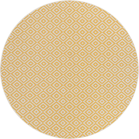 Urban Oasis Rugs Collection Area Rug -  Rooftop (Yellow Ivory)