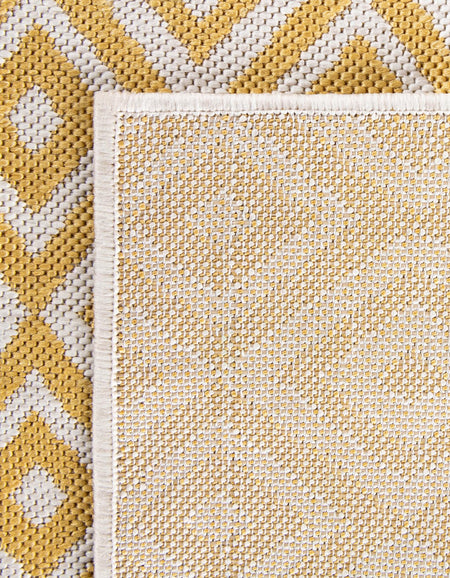 Urban Oasis Rugs Collection Area Rug -  Rooftop (Yellow Ivory)