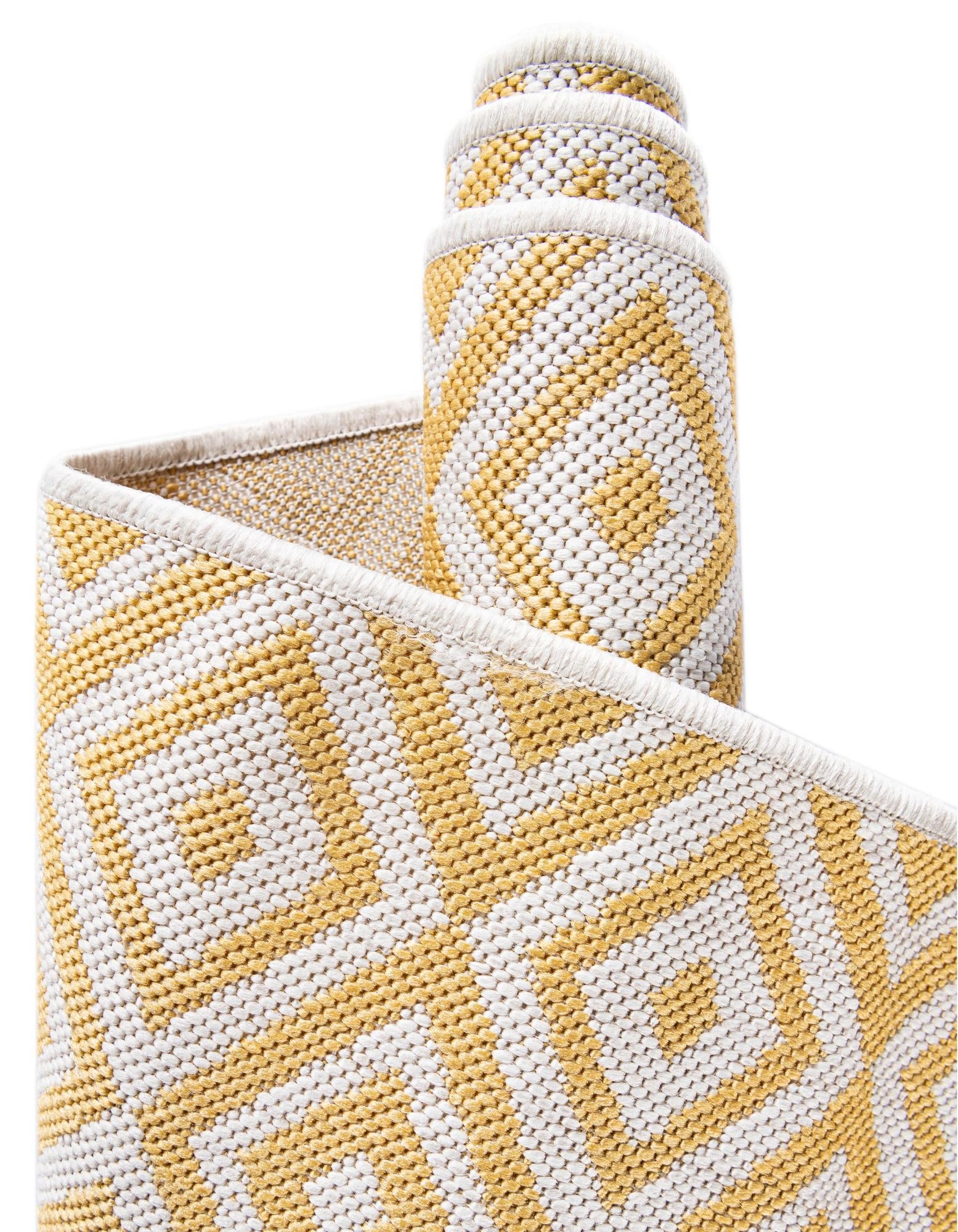 Urban Oasis Rugs Collection Area Rug -  Rooftop (Yellow Ivory)