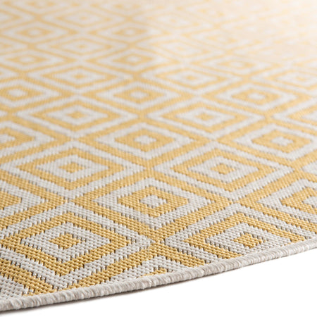 Urban Oasis Rugs Collection Area Rug -  Rooftop (Yellow Ivory)