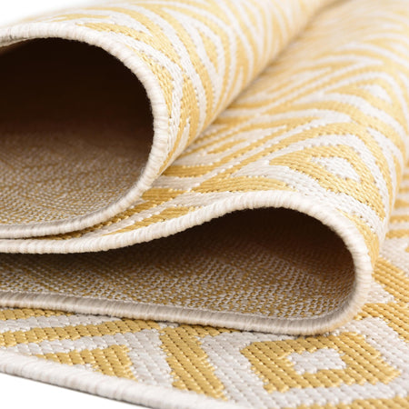 Urban Oasis Rugs Collection Area Rug -  Rooftop (Yellow Ivory)