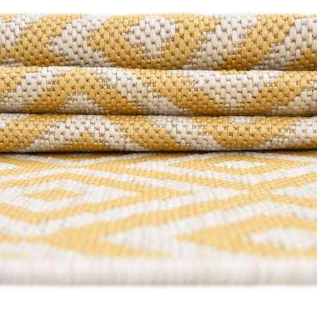 Urban Oasis Rugs Collection Area Rug -  Rooftop (Yellow Ivory)