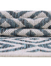 Urban Oasis Rugs Collection Area Rug -  Rooftop (Blue) Oval Blue  lifestyle 34