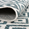 Urban Oasis Rugs Collection Area Rug -  Rooftop (Teal) Square Teal  lifestyle 5