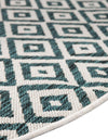 Urban Oasis Rugs Collection Area Rug -  Rooftop (Teal) Oval Teal  lifestyle 9