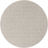 Urban Oasis Rugs Collection Area Rug -  Rooftop (Light Gray) Round Light Gray Main