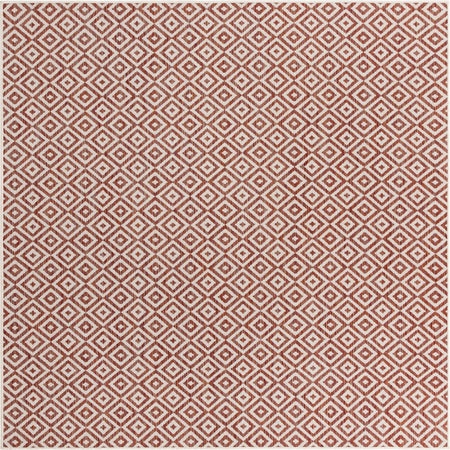 Urban Oasis Rugs Collection Area Rug -  Rooftop (Rust Red)