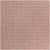 Urban Oasis Rugs Collection Area Rug -  Rooftop (Rust Red) Square Rust Red Main