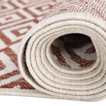 Urban Oasis Rugs Collection Area Rug -  Rooftop (Rust Red)