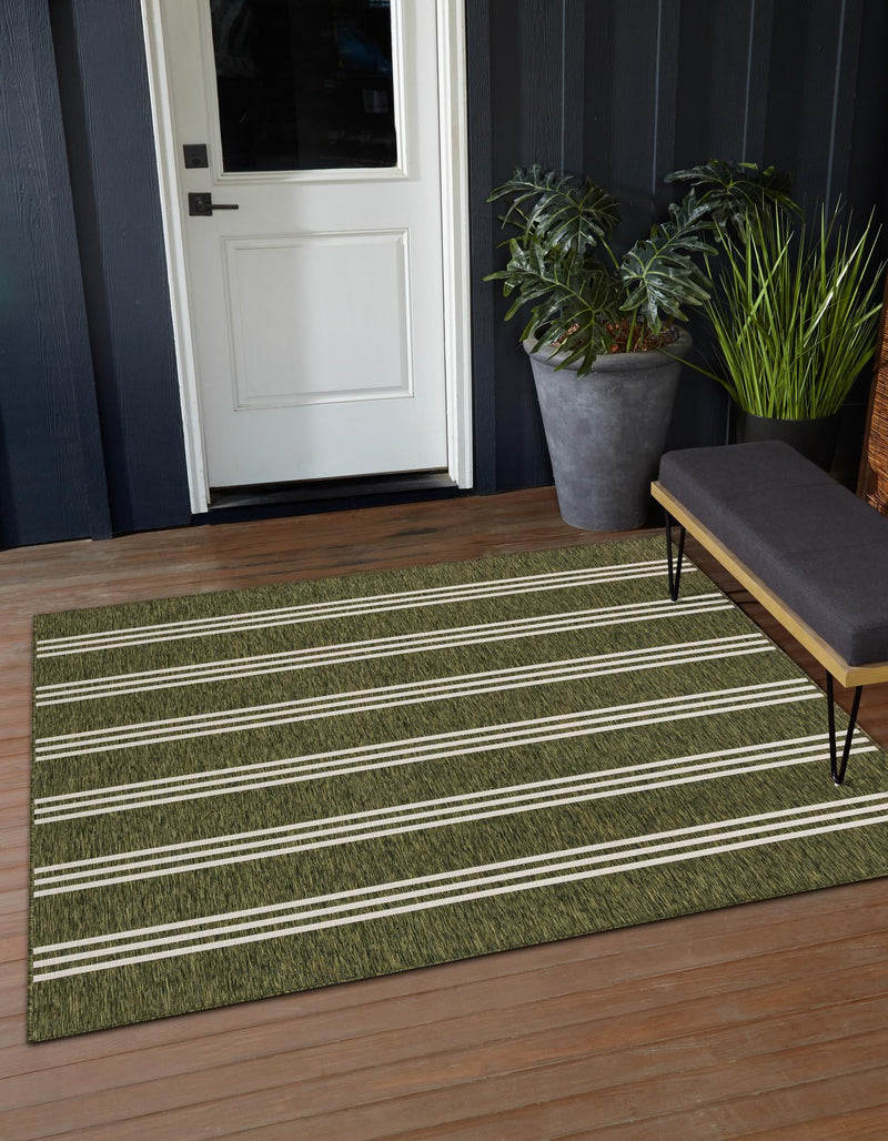 Urban Oasis Rugs Collection Area Rug -  District (Green) Square Green  lifestyle 0