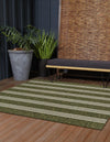 Urban Oasis Rugs Collection Area Rug -  District (Green) Square Green  lifestyle 2