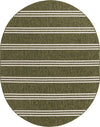 Urban Oasis Rugs Collection Area Rug -  District (Green) Oval Green Main