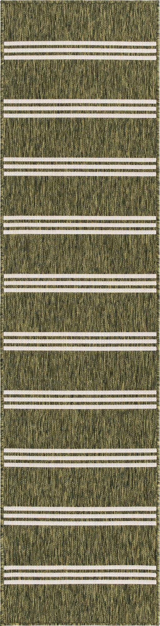 Urban Oasis Rugs Collection Area Rug -  District (Green) Runner Green Main