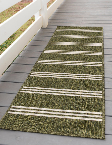 Urban Oasis Rugs Collection Area Rug -  District (Green)