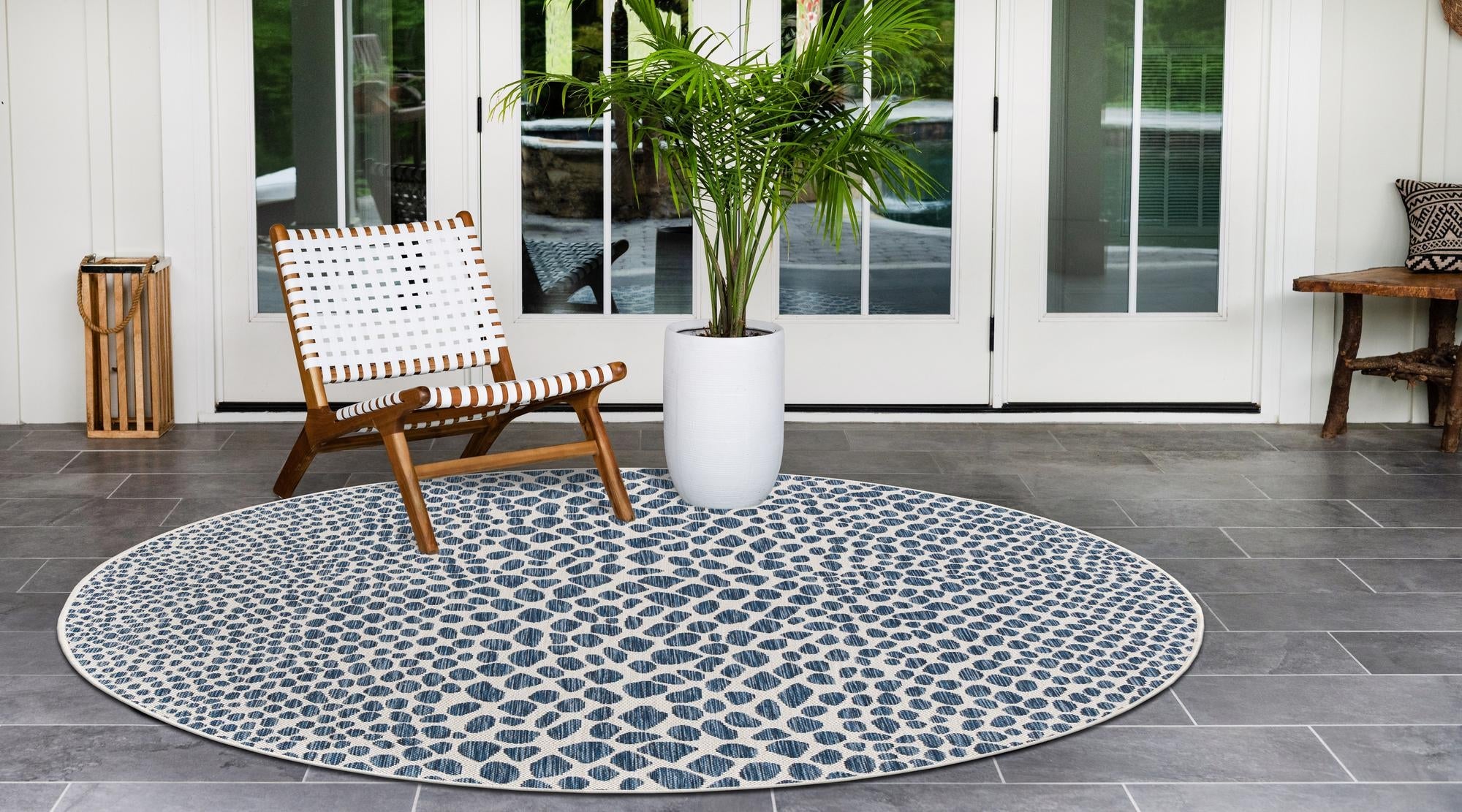 Urban Oasis Rugs Collection Area Rug -  Terrace (Blue)