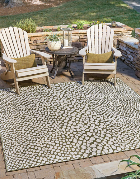 Urban Oasis Rugs Collection Area Rug -  Terrace (Green)