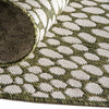 Urban Oasis Rugs Collection Area Rug -  Terrace (Green) Round Green  lifestyle 5