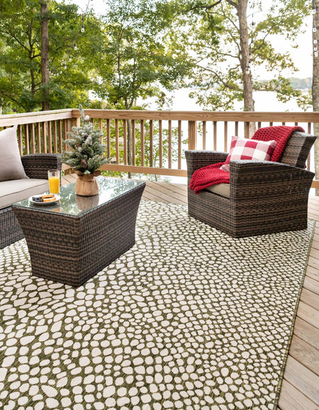 Urban Oasis Rugs Collection Area Rug -  Terrace (Green)