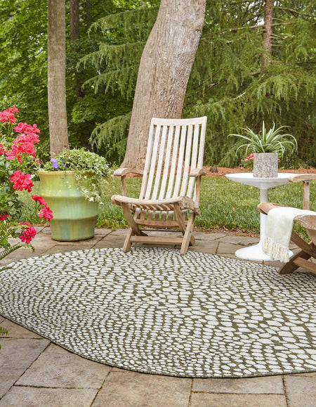 Urban Oasis Rugs Collection Area Rug -  Terrace (Green)