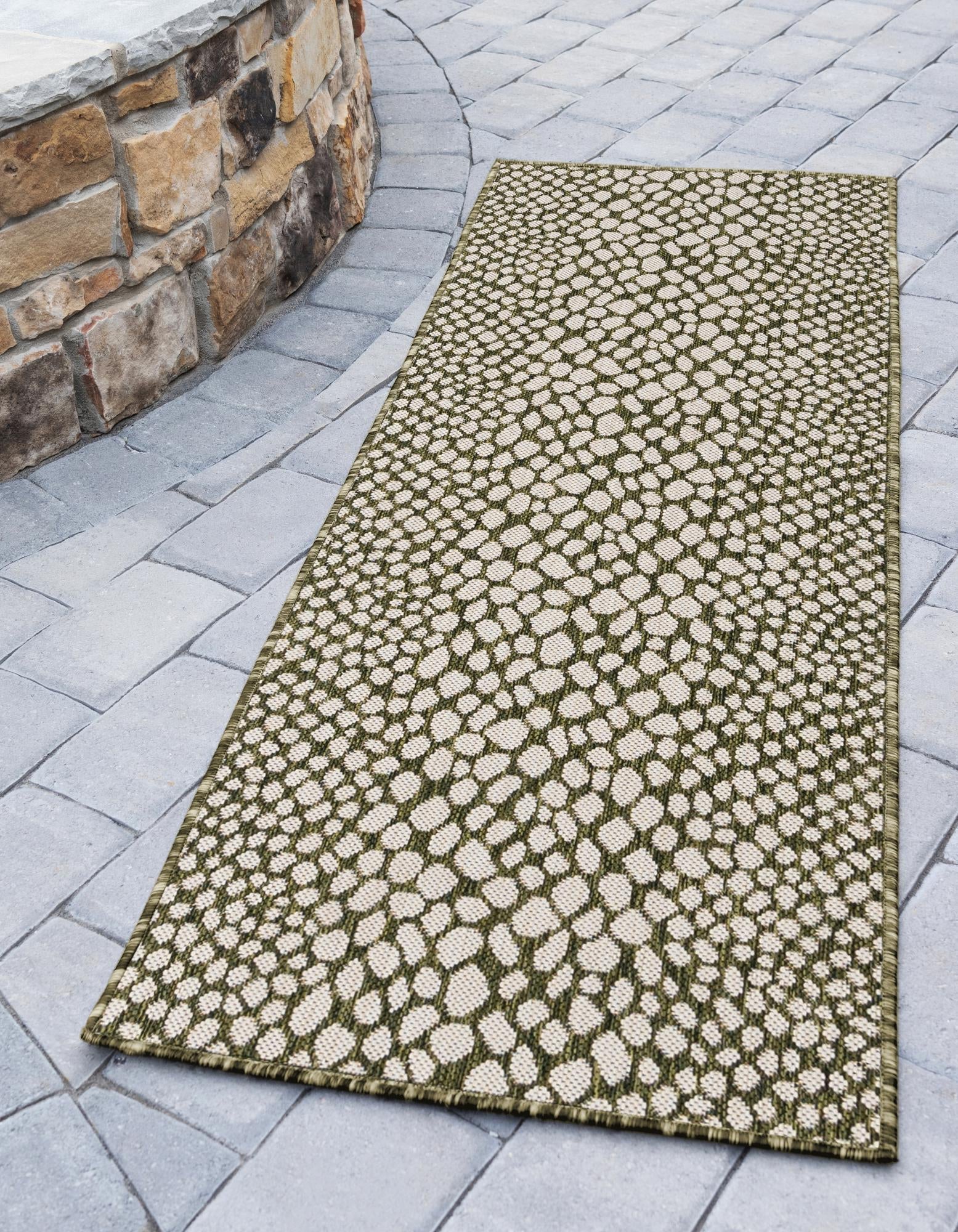 Urban Oasis Rugs Collection Area Rug -  Terrace (Green)