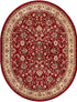 Isfahan Elegance Collection Area Rug - Naghsh-e Jahan (Burgundy)