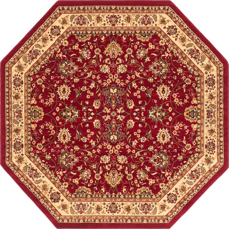 Isfahan Elegance Collection Area Rug - Naghsh-e Jahan (Burgundy)