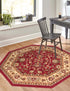 Isfahan Elegance Collection Area Rug - Naghsh-e Jahan (Burgundy)