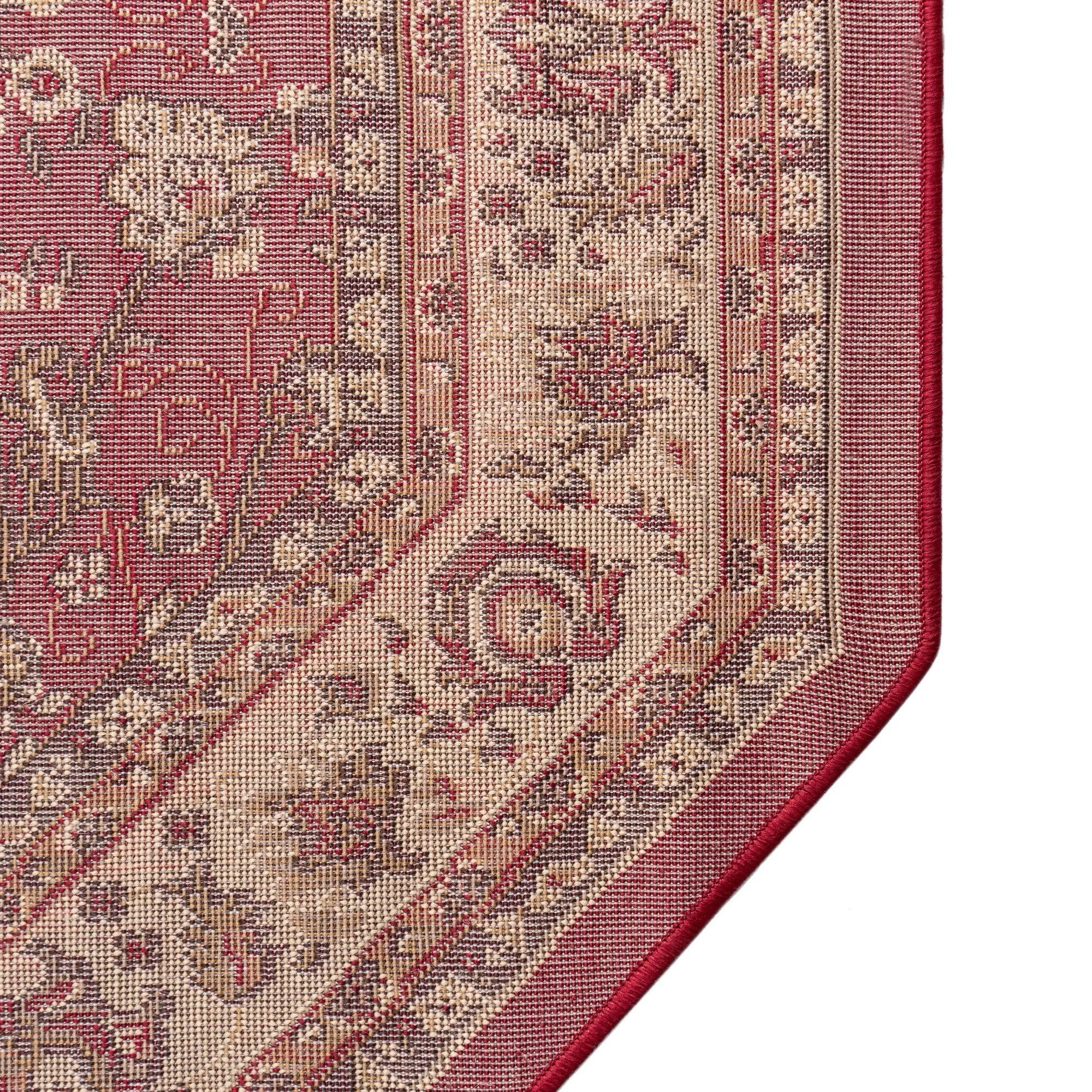 Isfahan Elegance Collection Area Rug - Naghsh-e Jahan (Burgundy)