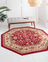 Isfahan Elegance Collection Area Rug - Naghsh-e Jahan (Burgundy)